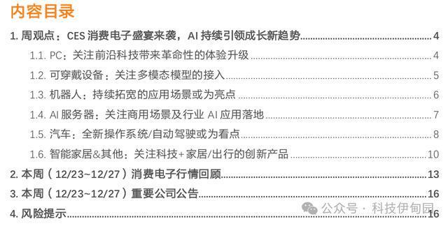 消费电子盛宴来袭AI持续引领成长新趋势龙8体育入口【消费电子·周报】CES(图3)